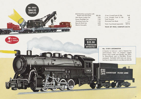 American Flyer Trains Katalog 1957