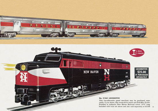 American Flyer Trains Katalog 1957