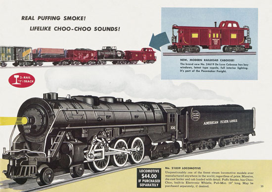 American Flyer Trains Katalog 1957