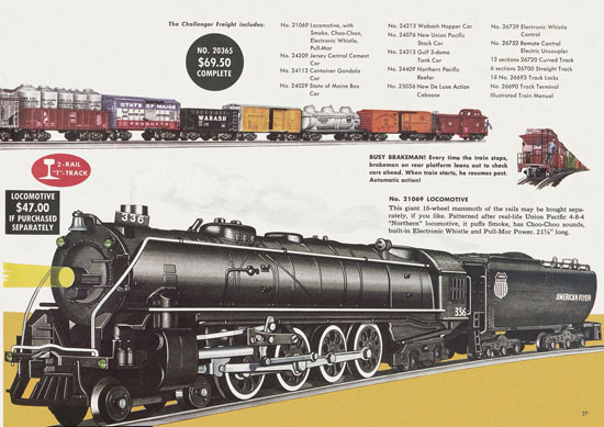 American Flyer Trains Katalog 1957