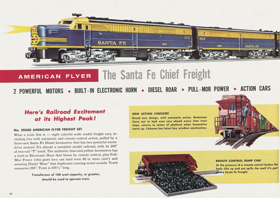 American Flyer Trains Katalog 1957