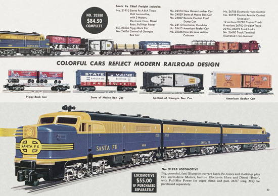 American Flyer Trains Katalog 1957