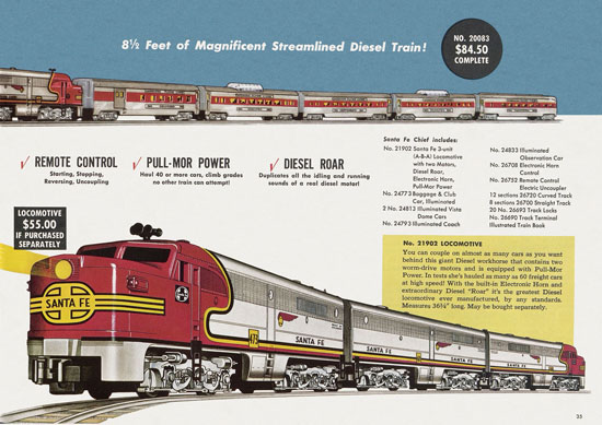 American Flyer Trains Katalog 1957