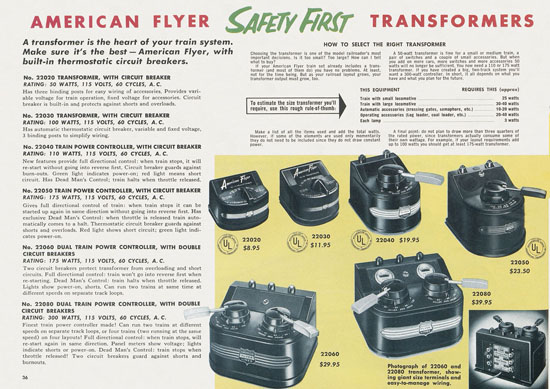 American Flyer Trains Katalog 1957