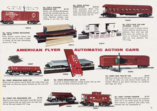 American Flyer Trains Katalog 1957