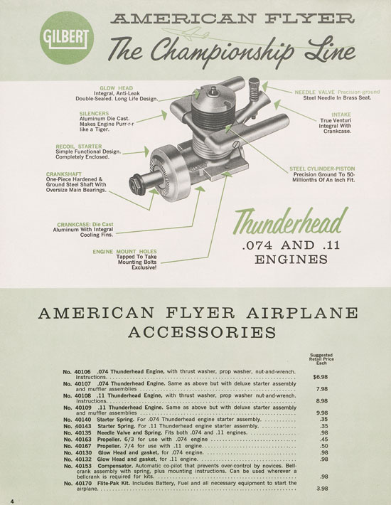 American Flyer World of transportation 1962