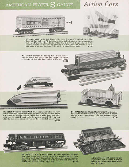 American Flyer World of transportation 1962