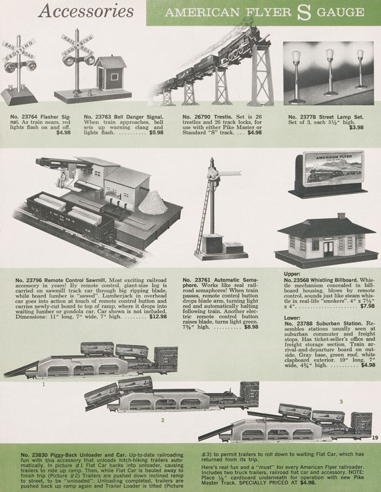 American Flyer World of transportation 1962