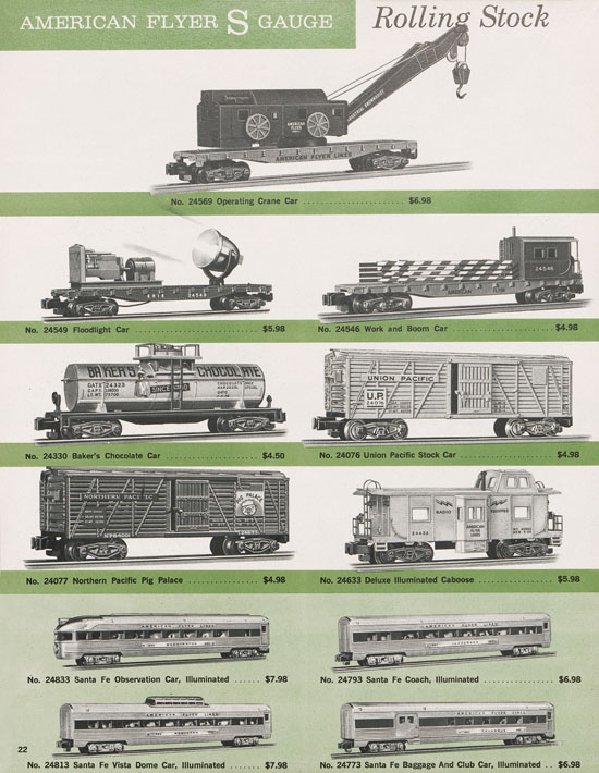 American Flyer World of transportation 1962