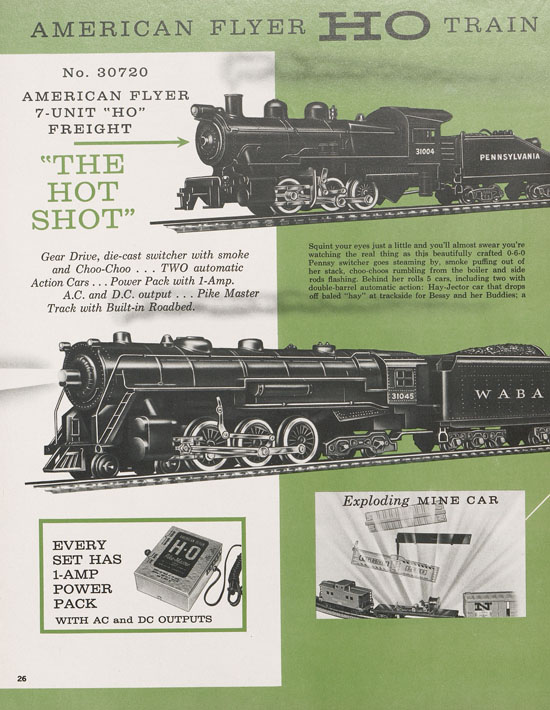 American Flyer World of transportation 1962