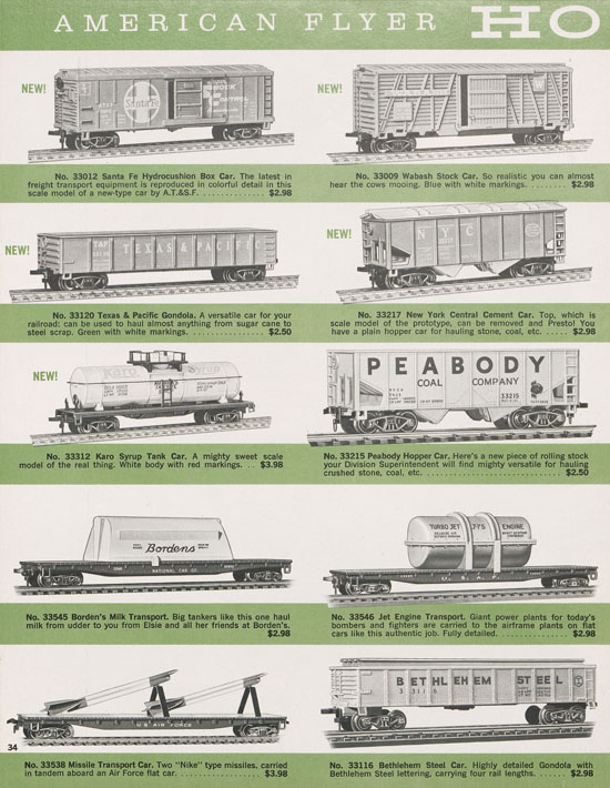 American Flyer World of transportation 1962