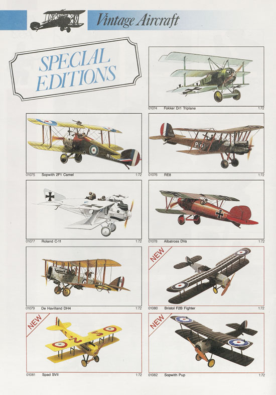 Airfix catalogue 1988