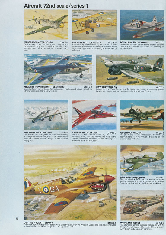 Airfix Kit catalogue 1979