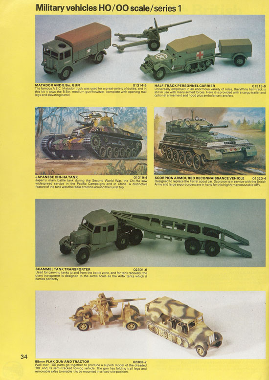 Airfix Kit catalogue 1979