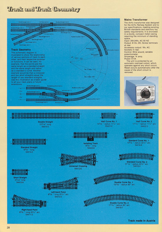 Airfix Railway System catalogue 1980