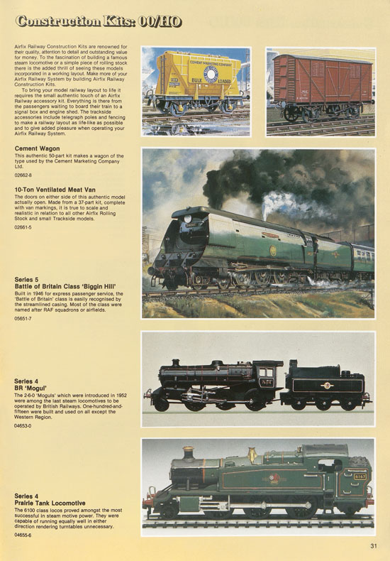 Airfix Railway System catalogue 1980