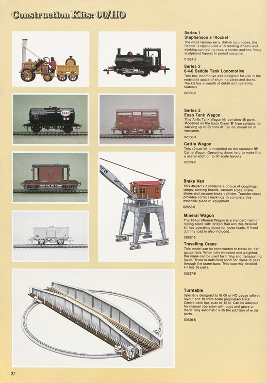 Airfix Railway System catalogue 1980