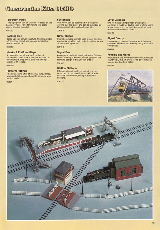 Airfix Railway System catalogue 1980