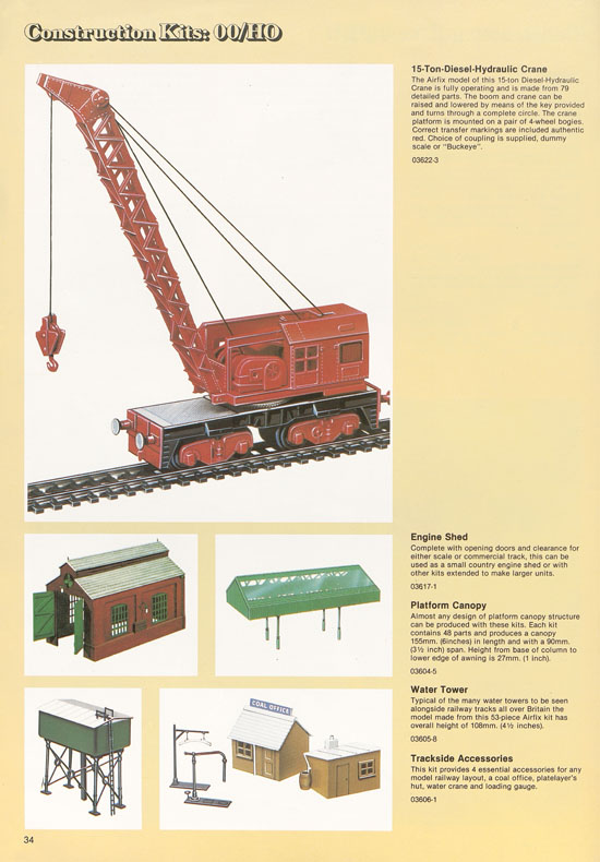 Airfix Railway System catalogue 1980