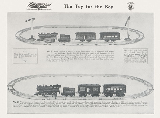 American Flyer catalog 1918-1919