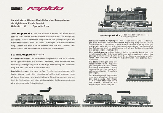 Arnold rapido Katalog 1963-1964