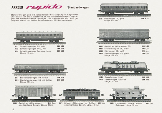 Arnold rapido Katalog 1963-1964