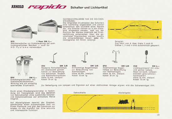 Arnold rapido Katalog 1963-1964