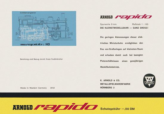 Arnold rapido Katalog 1963-1964