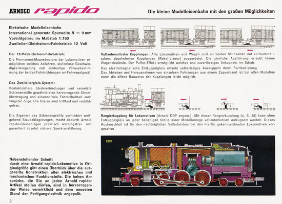 Arnold rapido Katalog 1965-1966