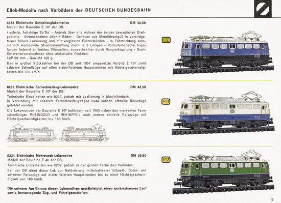 Arnold rapido Katalog 1965-1966