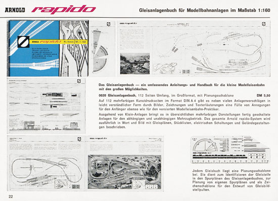 Arnold rapido Katalog 1965-1966