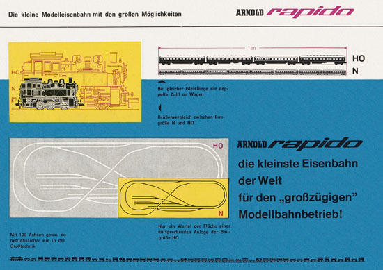 Arnold rapido Katalog 1966-1967