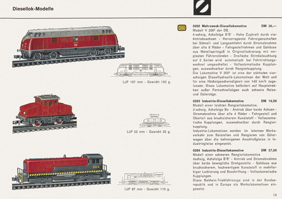 Arnold rapido Katalog 1966-1967