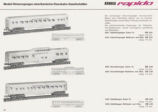 Arnold rapido Katalog 1966-1967