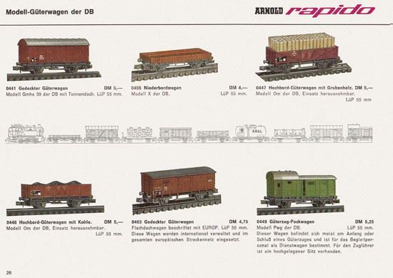 Arnold rapido Katalog 1966-1967