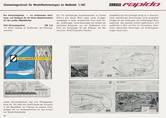 Arnold rapido Katalog 1966-1967