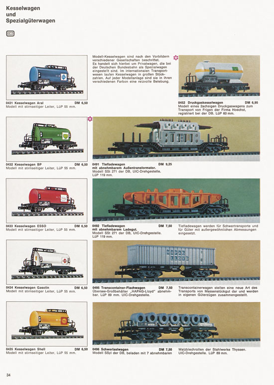 Arnold rapido Katalog 1970-1971