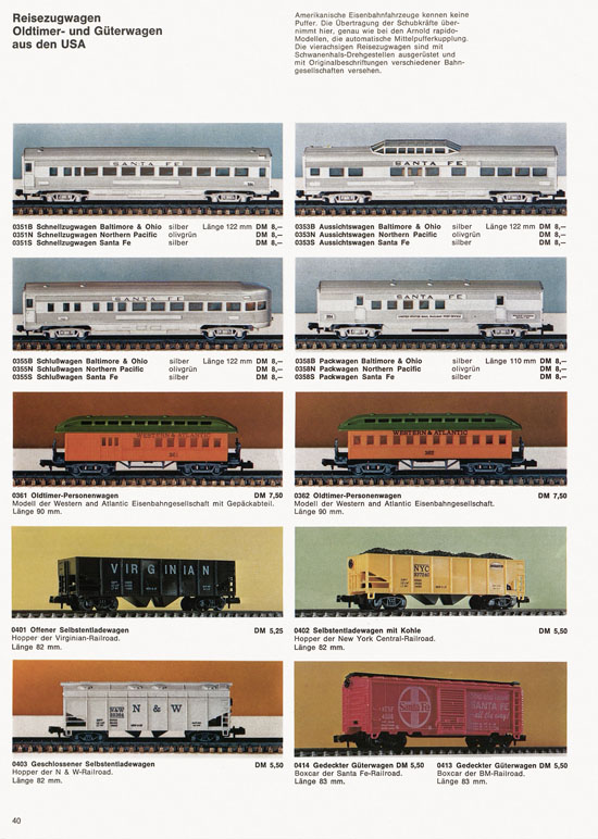 Arnold rapido Katalog 1970-1971