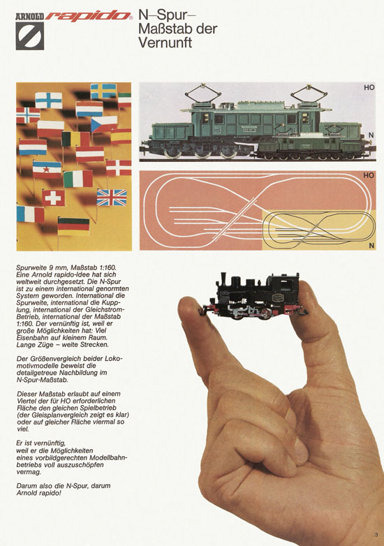 Seite 3 Arnold rapido Katalog 1973