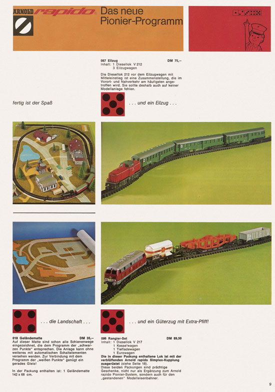 Seite 9 Arnold rapido Katalog 1973