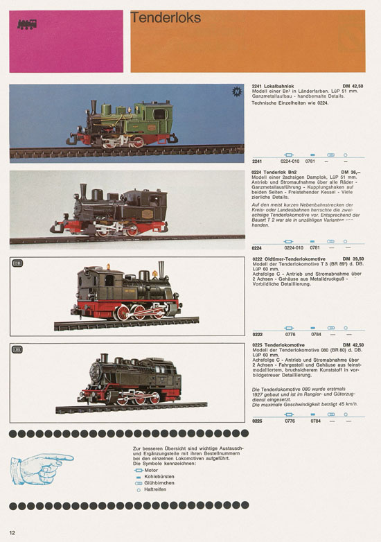 Seite 12 Arnold rapido Katalog 1973