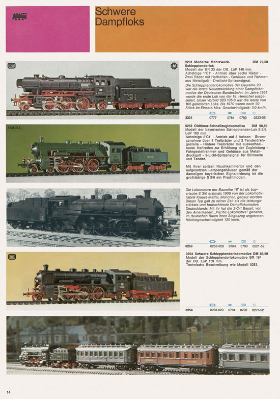 Seite 14 Arnold rapido Katalog 1973
