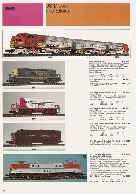 Seite 20 Arnold rapido Katalog 1973