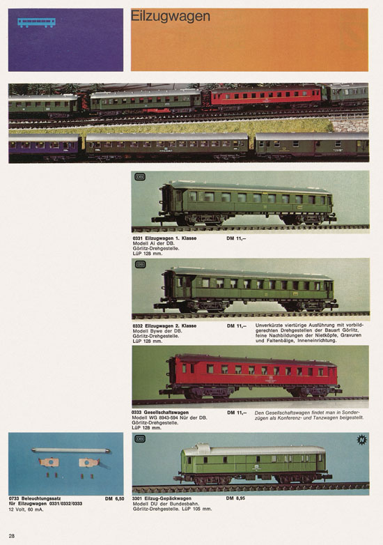 Seite 28 Arnold rapido Katalog 1973