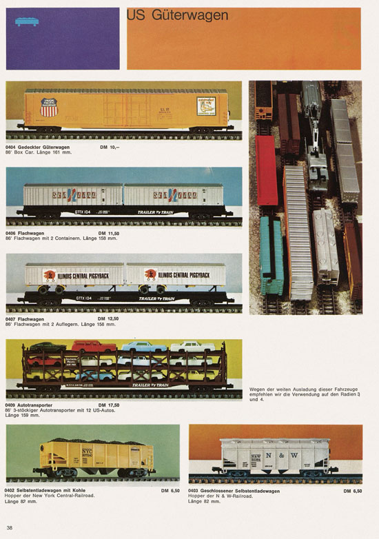 Seite 38 Arnold rapido Katalog 1973