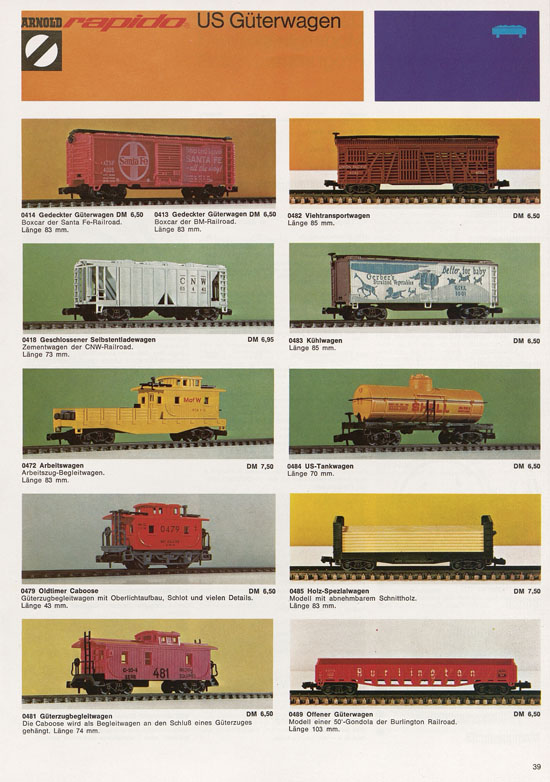 Seite 39 Arnold rapido Katalog 1973