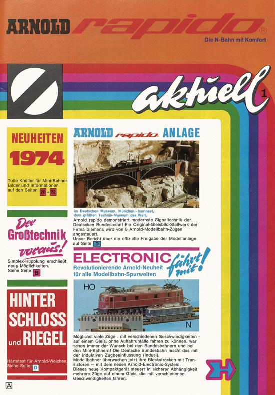 Arnold rapido Katalog 1974-1975