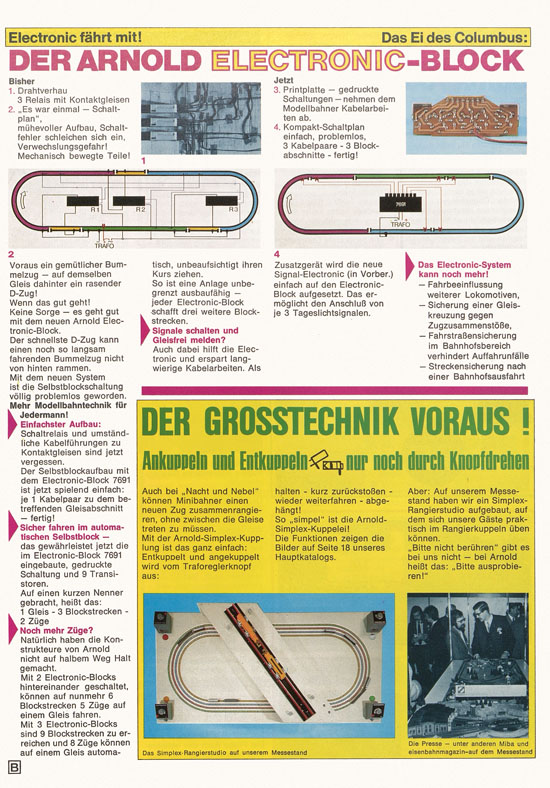 Arnold rapido Katalog 1974-1975