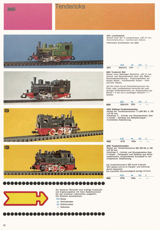 Arnold rapido Katalog 1974-1975