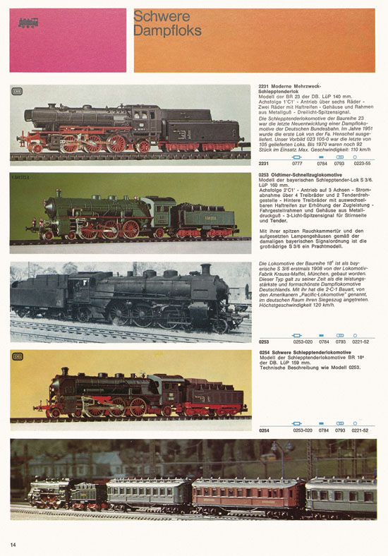 Arnold rapido Katalog 1974-1975